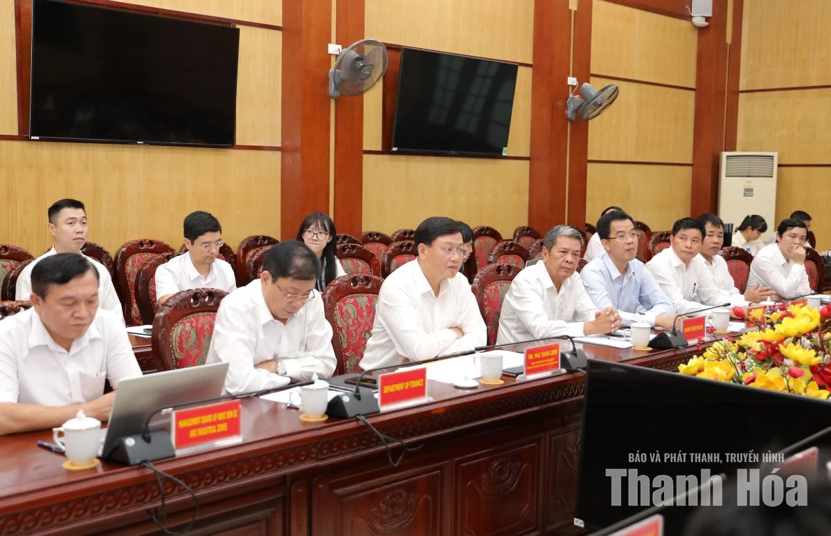 Các tập đoàn đầu tư tài chính của Thái Lan tìm hiểu và làm việc tại Thanh Hóa