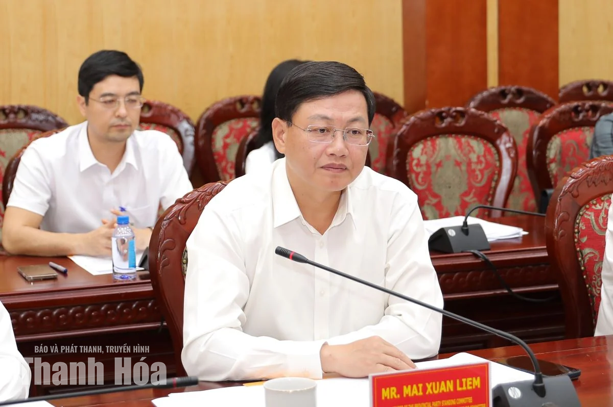 Các tập đoàn đầu tư tài chính của Thái Lan tìm hiểu và làm việc tại Thanh Hóa