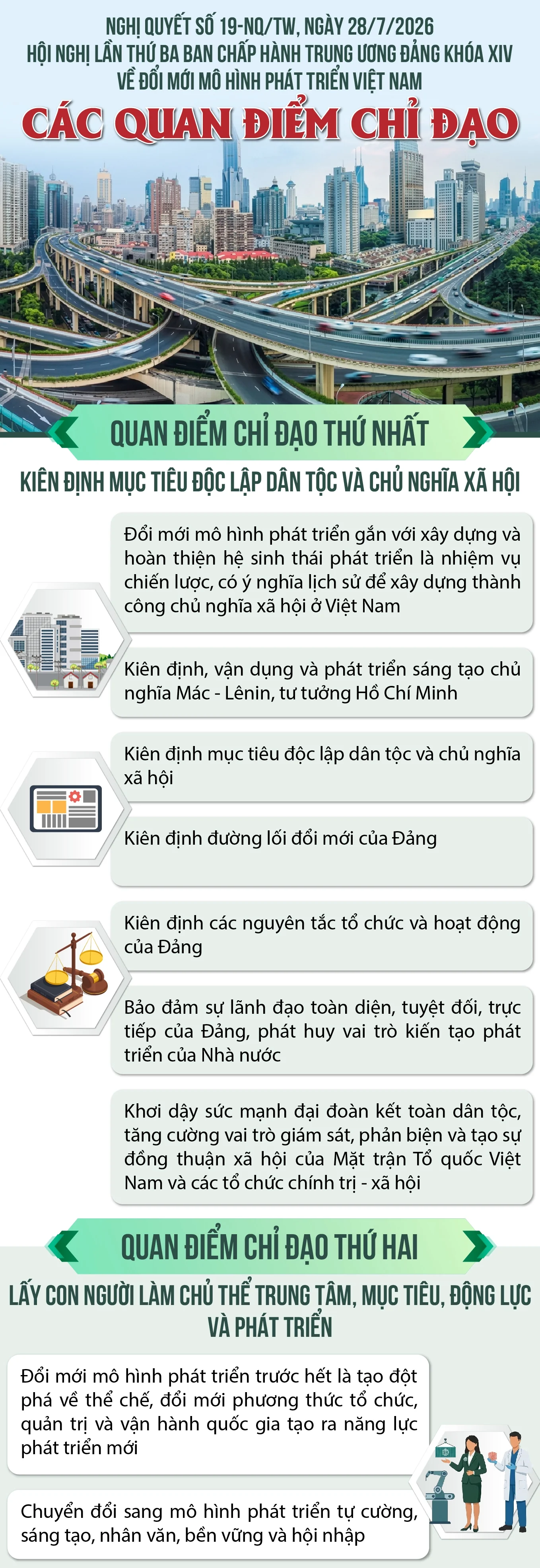 Nghị quyết 19-NQ/TW: Các quan điểm chỉ đạo về đổi mới mô hình phát triển Việt Nam