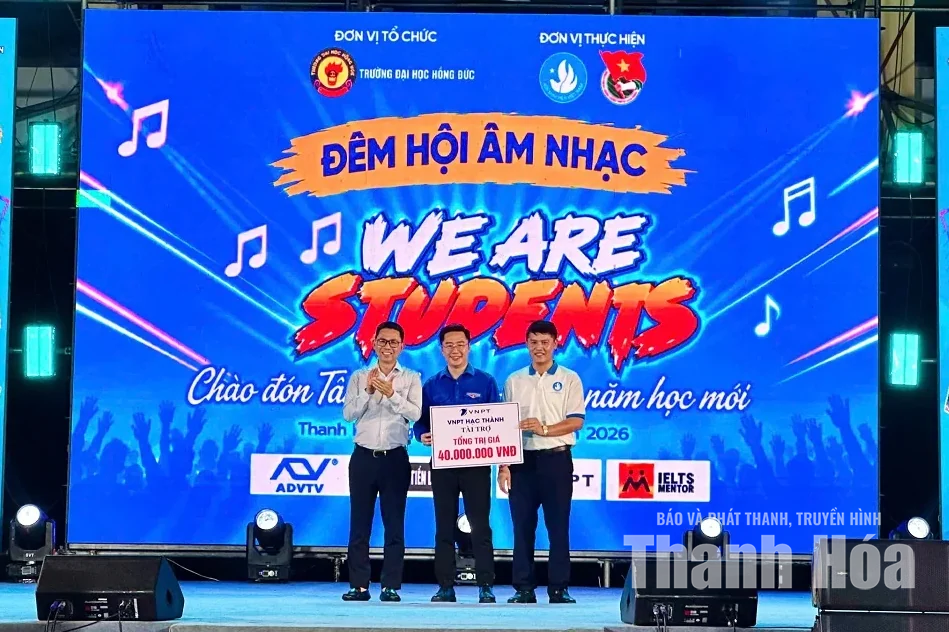 Rực rỡ sắc màu tuổi trẻ trong đêm nhạc “We are Students 2026”