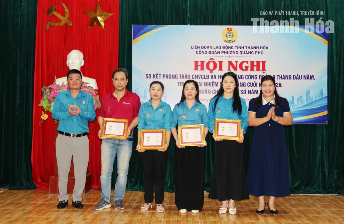 Công đoàn phường Quảng Phú chăm lo thiết thực cho đoàn viên, người lao động