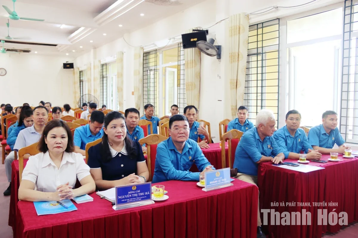 Công đoàn phường Quảng Phú chăm lo thiết thực cho đoàn viên, người lao động