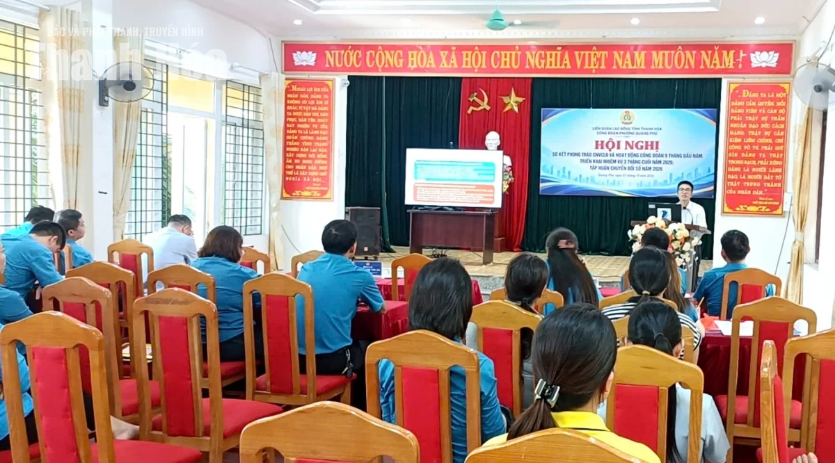 Công đoàn phường Quảng Phú chăm lo thiết thực cho đoàn viên, người lao động