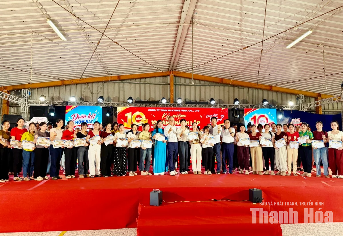 Công ty TNHH In Kyung Vina kỷ niệm 10 năm thành lập