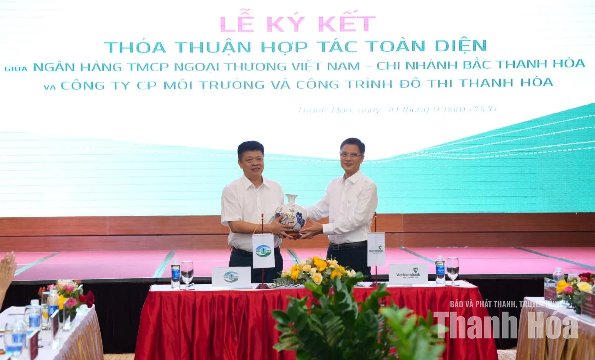 Vietcombank Bắc Thanh Hóa và Urenco Thanh Hóa ký kết thỏa thuận hợp tác toàn diện