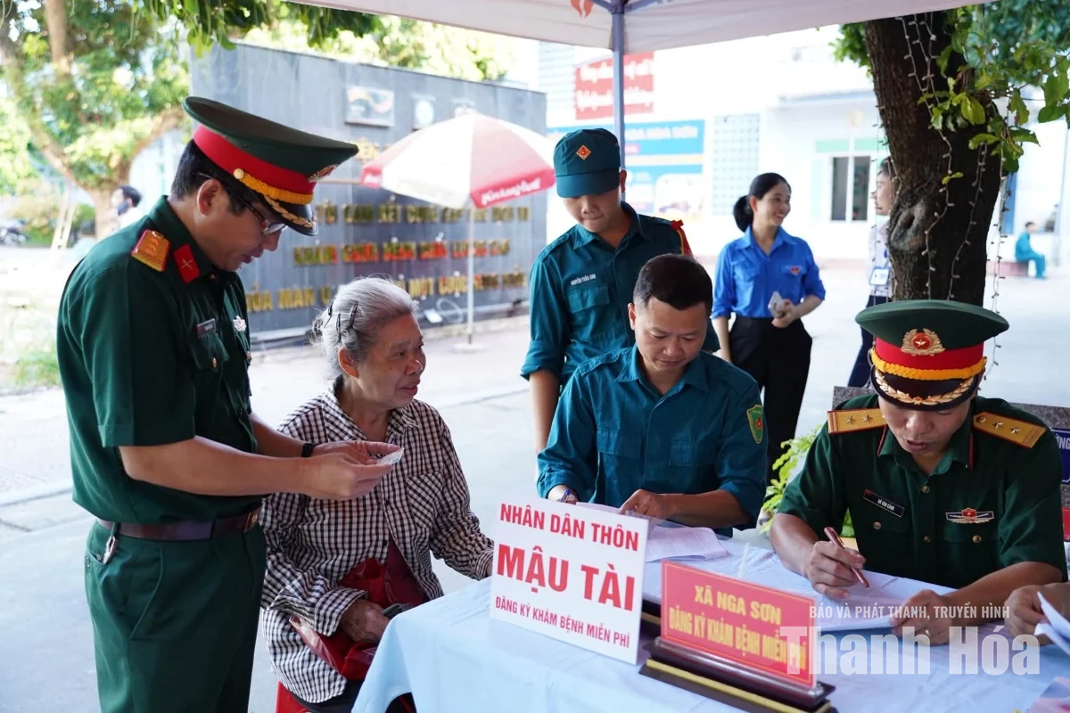 Xã Nga Sơn khám sức khỏe định kỳ, khám sàng lọc miễn phí cho đối tượng ưu tiên