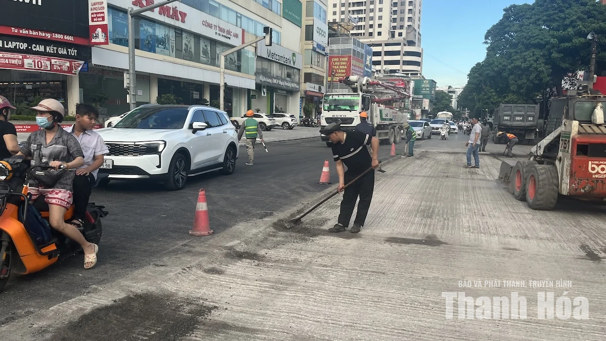 Phường Hạc Thành tân trang diện mạo đô thị