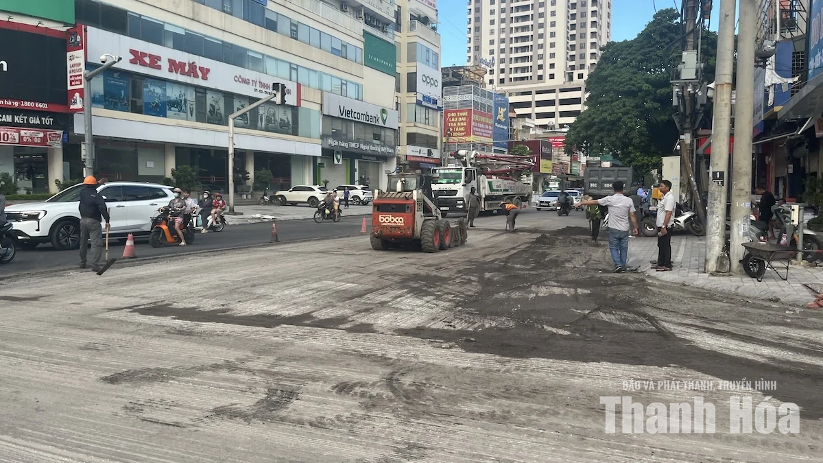 Phường Hạc Thành tân trang diện mạo đô thị