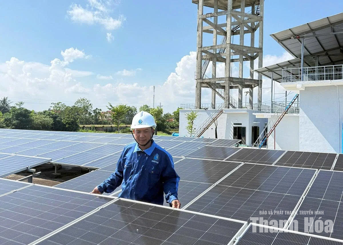 Năng lượng xanh - hướng đi&nbsp;bền vững trong sản xuất nước sạch
