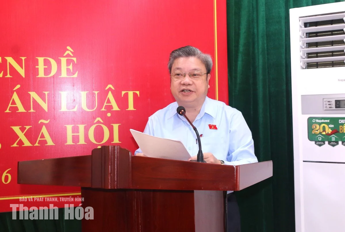 ĐBQH tiếp xúc cử tri chuyên đề góp ý vào dự thảo các dự án luật thuộc lĩnh vực văn hóa, xã hội