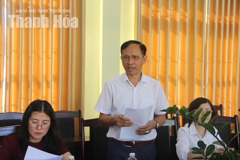 Đại biểu Quốc hội khảo sát việc sắp xếp các cơ sở giáo dục công lập tại phường Tĩnh Gia