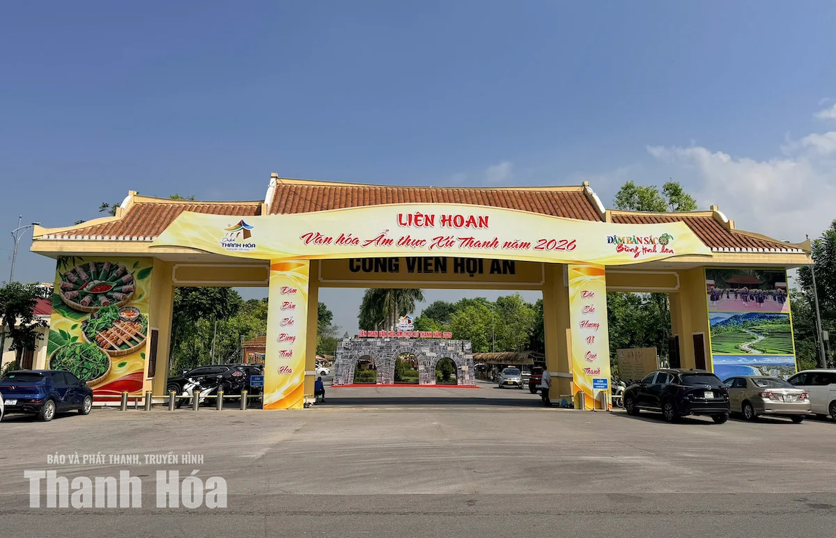 Gần 200 gian hàng sẵn sàng cho Liên hoan Văn hóa ẩm thực Xứ Thanh năm 2026