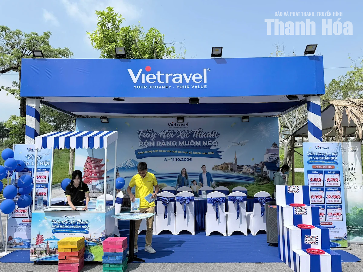 Gần 200 gian hàng sẵn sàng cho Liên hoan Văn hóa ẩm thực Xứ Thanh năm 2026