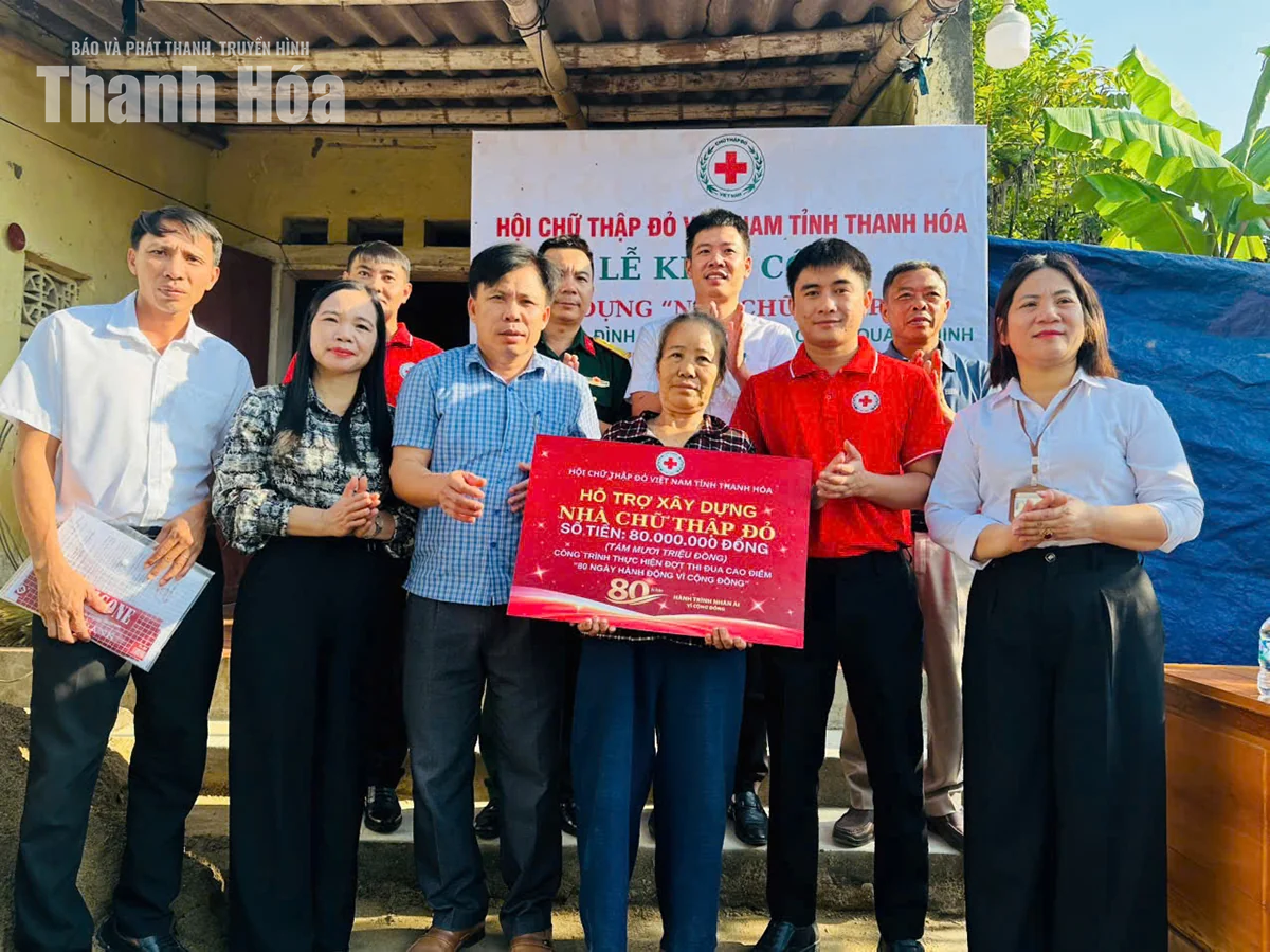 Khởi công xây dựng “Nhà chữ thập đỏ” tại xã Quảng Ninh