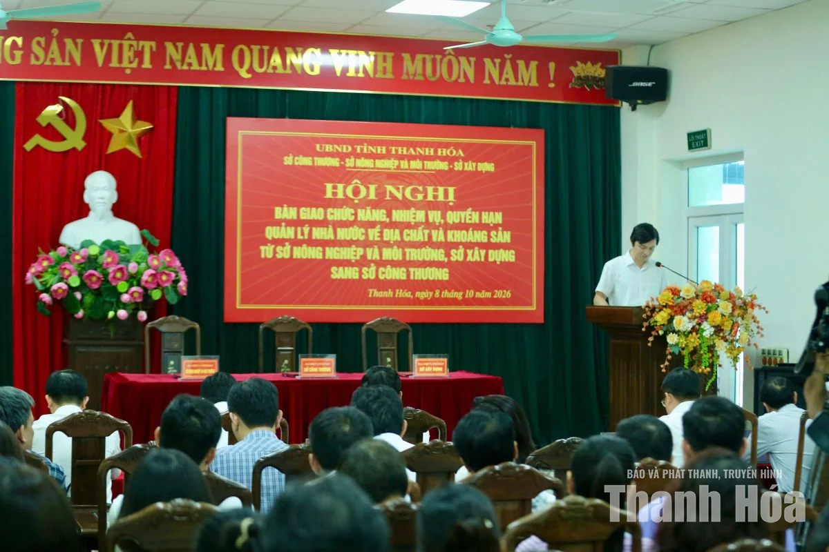 Chuyển giao chức năng quản lý địa chất, khoáng sản về Sở Công thương
