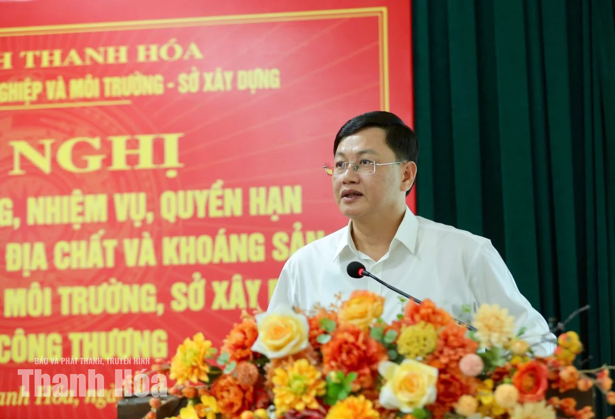 Chuyển giao chức năng quản lý địa chất, khoáng sản về Sở Công thương