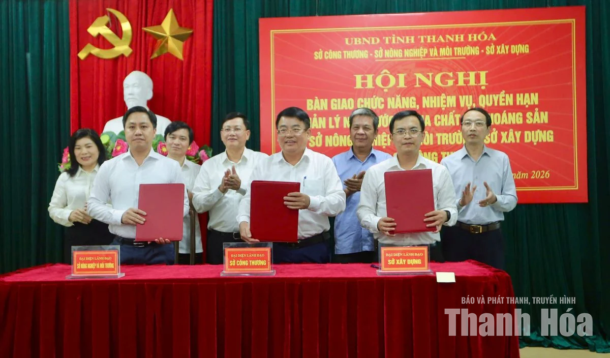 Chuyển giao chức năng quản lý địa chất, khoáng sản về Sở Công thương
