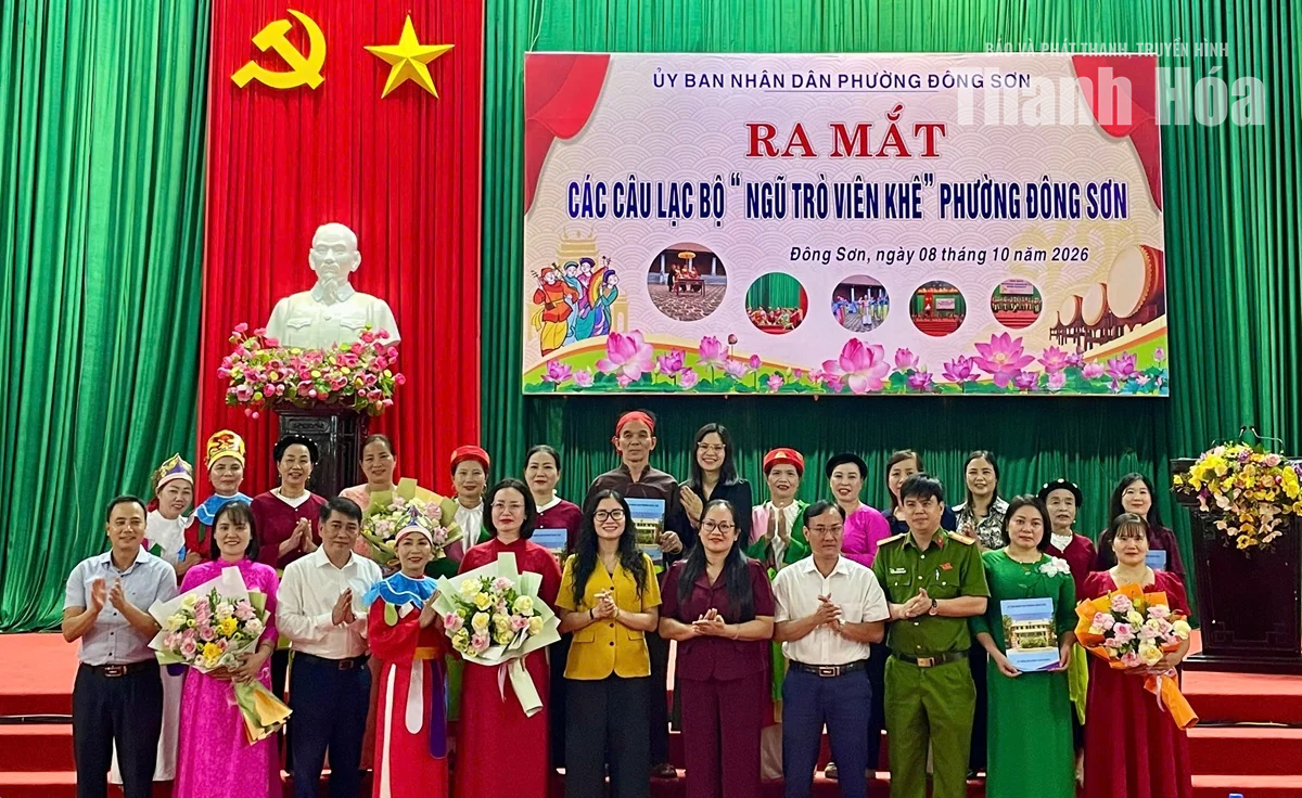 Ra mắt các câu lạc bộ Ngũ trò Viên Khê