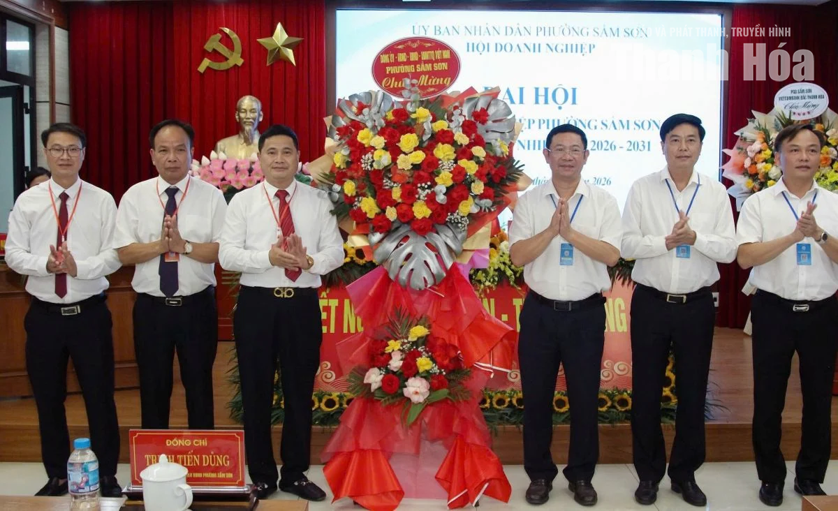 Đại hội Doanh nghiệp phường Sầm Sơn lần thứ nhất, nhiệm kỳ 2026 - 2031