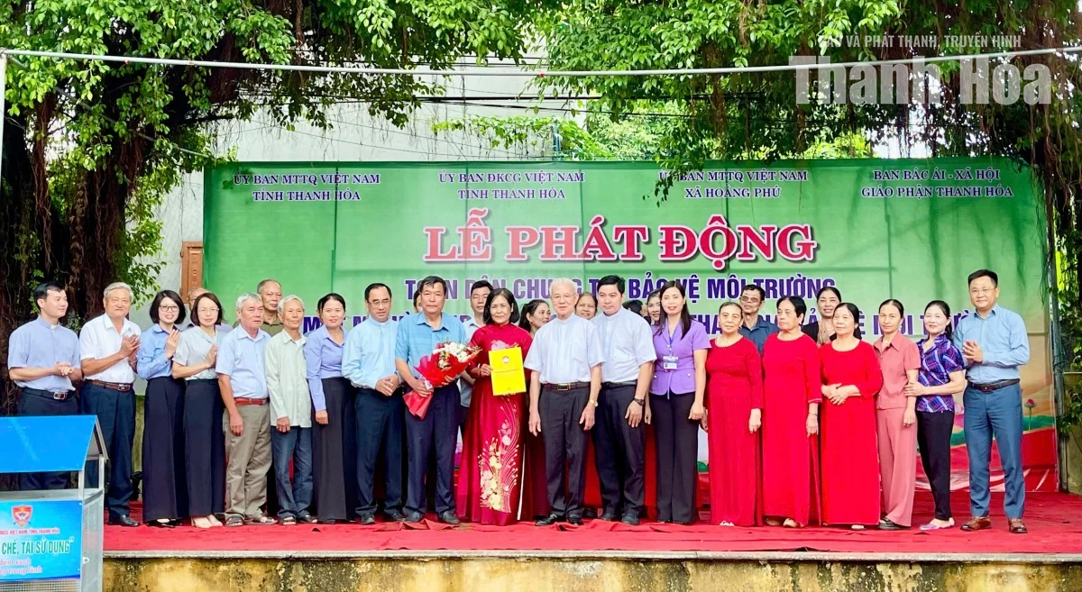 Ra mắt mô hình “Đồng bào Công giáo tham gia bảo vệ môi trường, xây dựng cảnh quan sáng - xanh - sạch - đẹp”