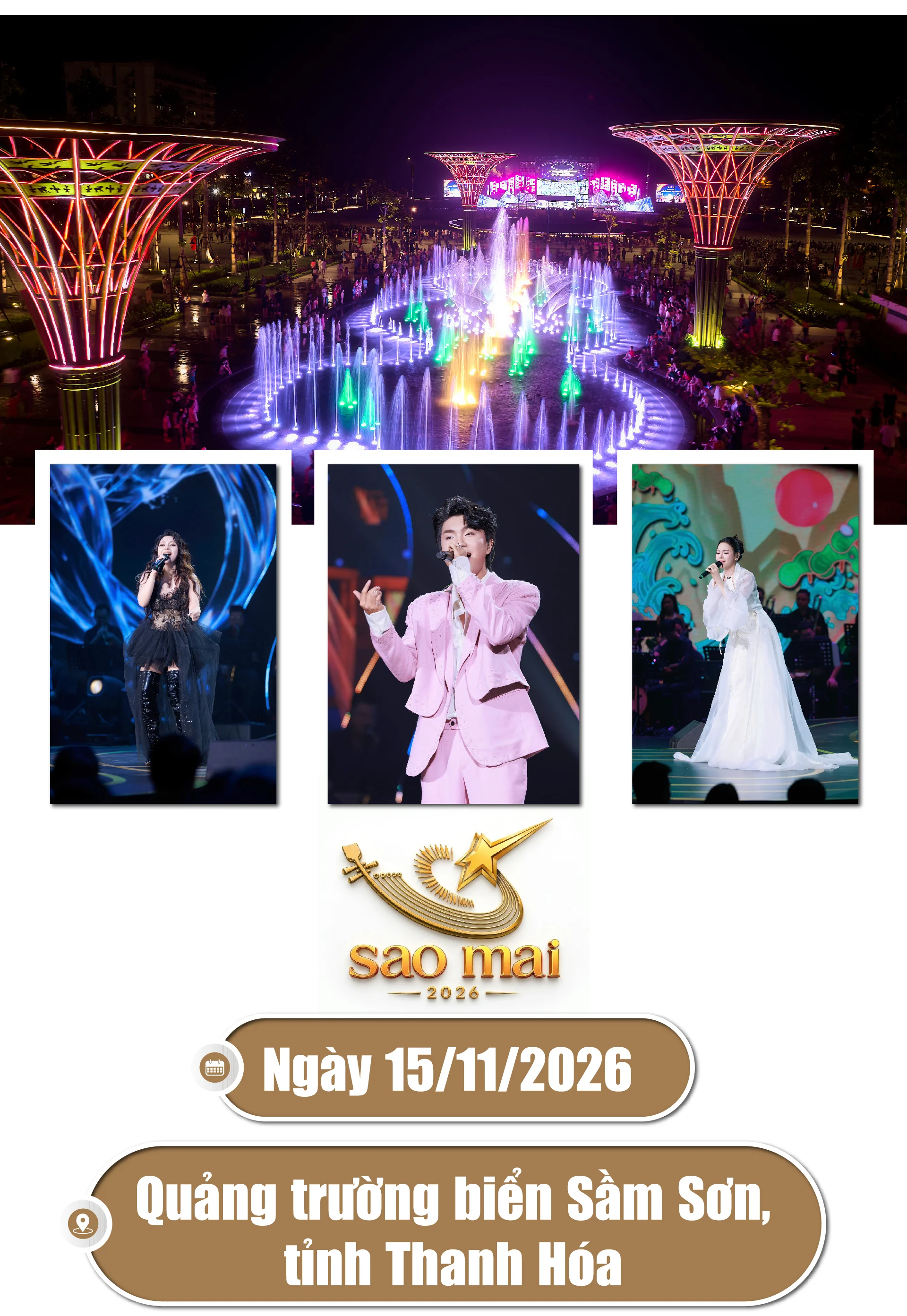 Chương trình Gala Sao Mai 2026 tại tỉnh Thanh Hóa