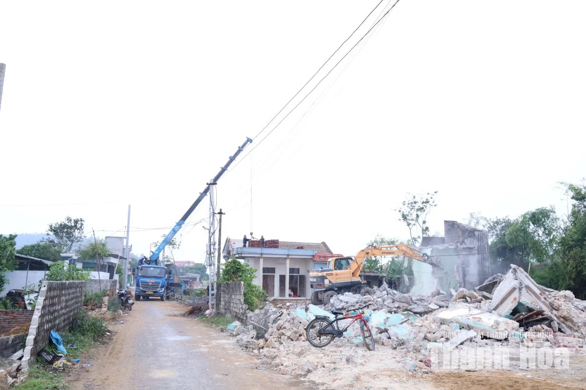 Khẩn trương bàn giao toàn bộ mặt bằng Tiểu dự án đô thị Tĩnh Gia