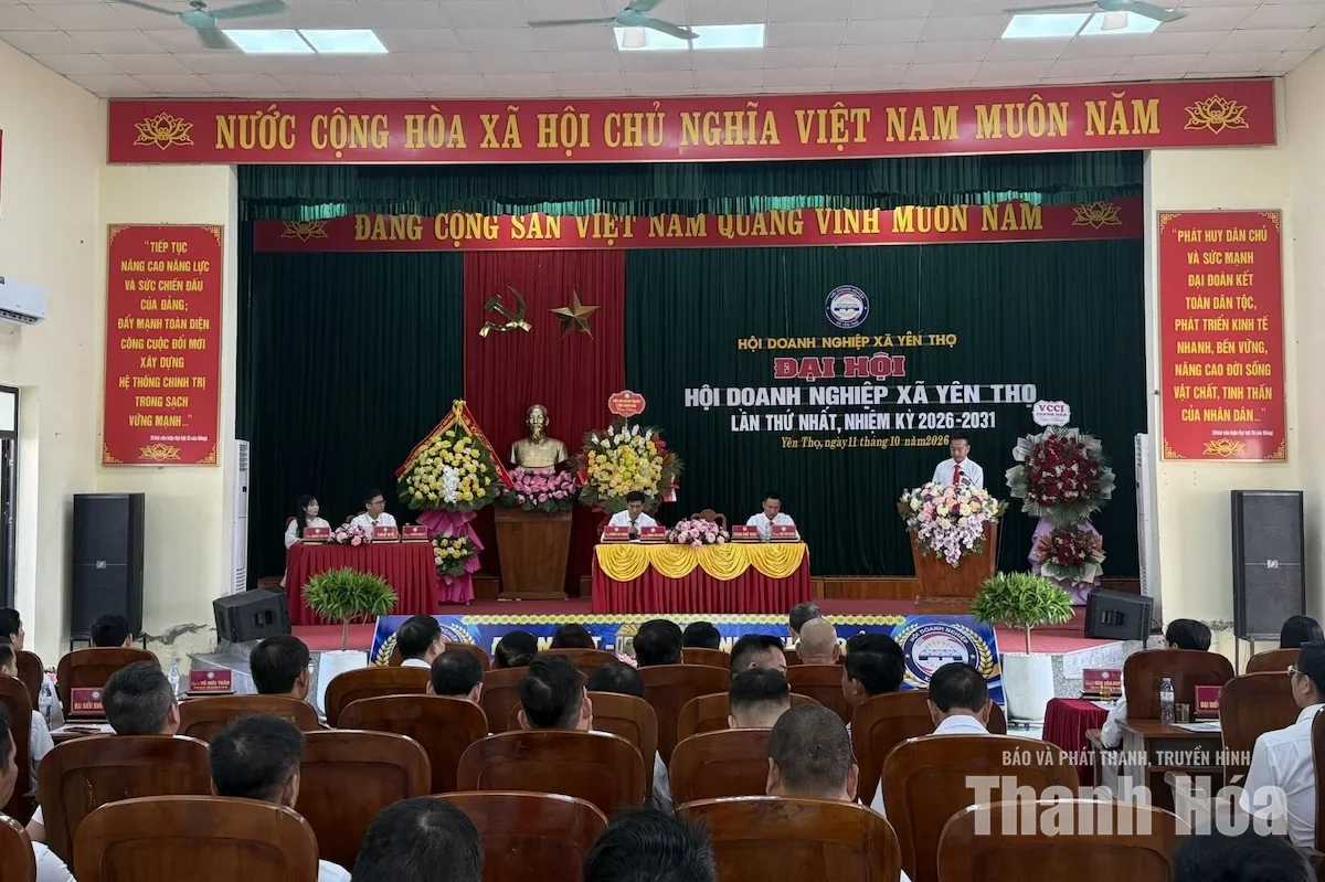 Đại hội Hội Doanh nghiệp xã Yên Thọ lần thứ nhất, nhiệm kỳ 2026-2031