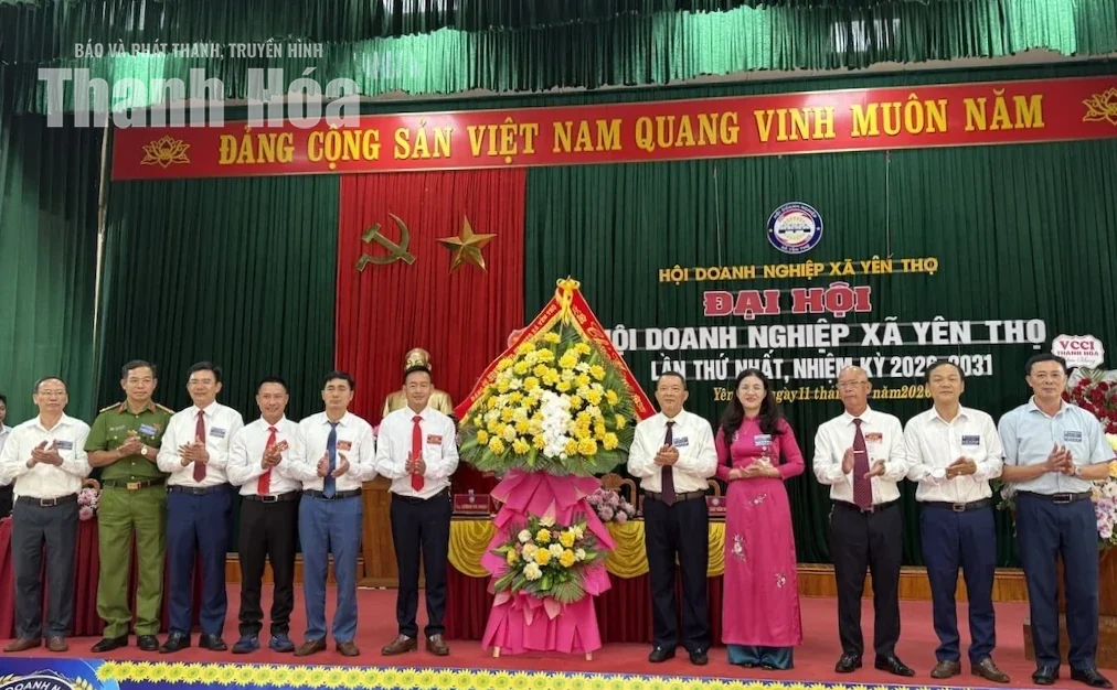 Đại hội Hội Doanh nghiệp xã Yên Thọ lần thứ nhất, nhiệm kỳ 2026-2031