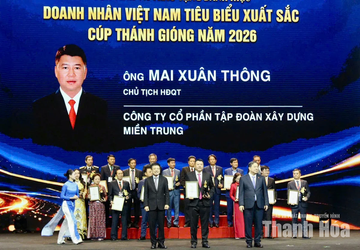 Tôn vinh 100 “Doanh nhân Việt Nam tiêu biểu - Cúp Thánh Gióng” năm 2026