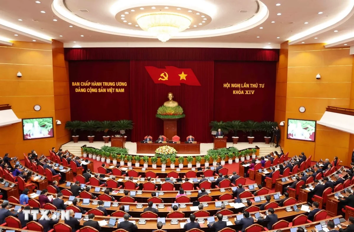 Khai mạc trọng thể Hội nghị lần thứ Tư, Ban Chấp hành Trung ương Đảng khóa XIV