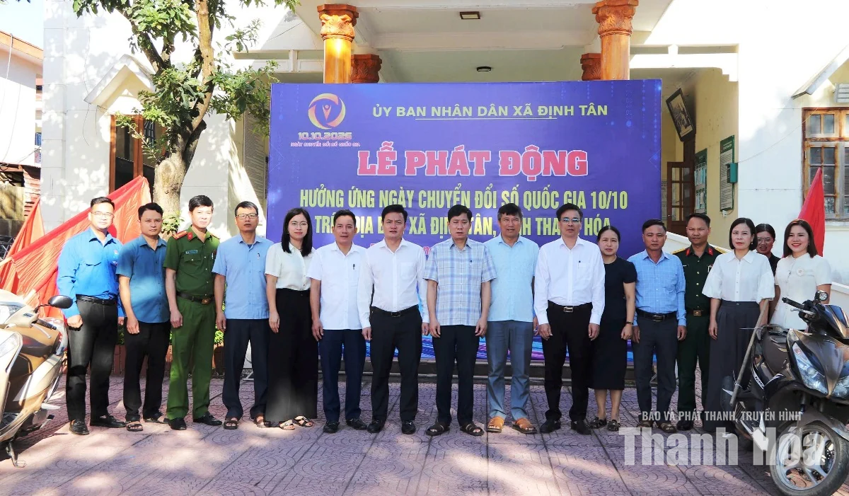 Xã Định Tân hưởng ứng Ngày Chuyển đổi số quốc gia và Tuần lễ học tập suốt đời
