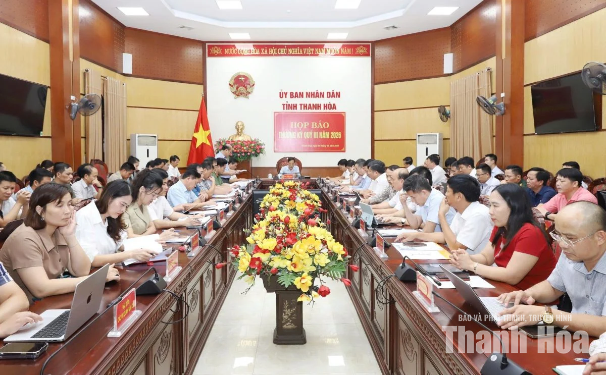 UBND tỉnh họp báo thông tin về tình hình kinh tế - xã hội 9 tháng năm 2026