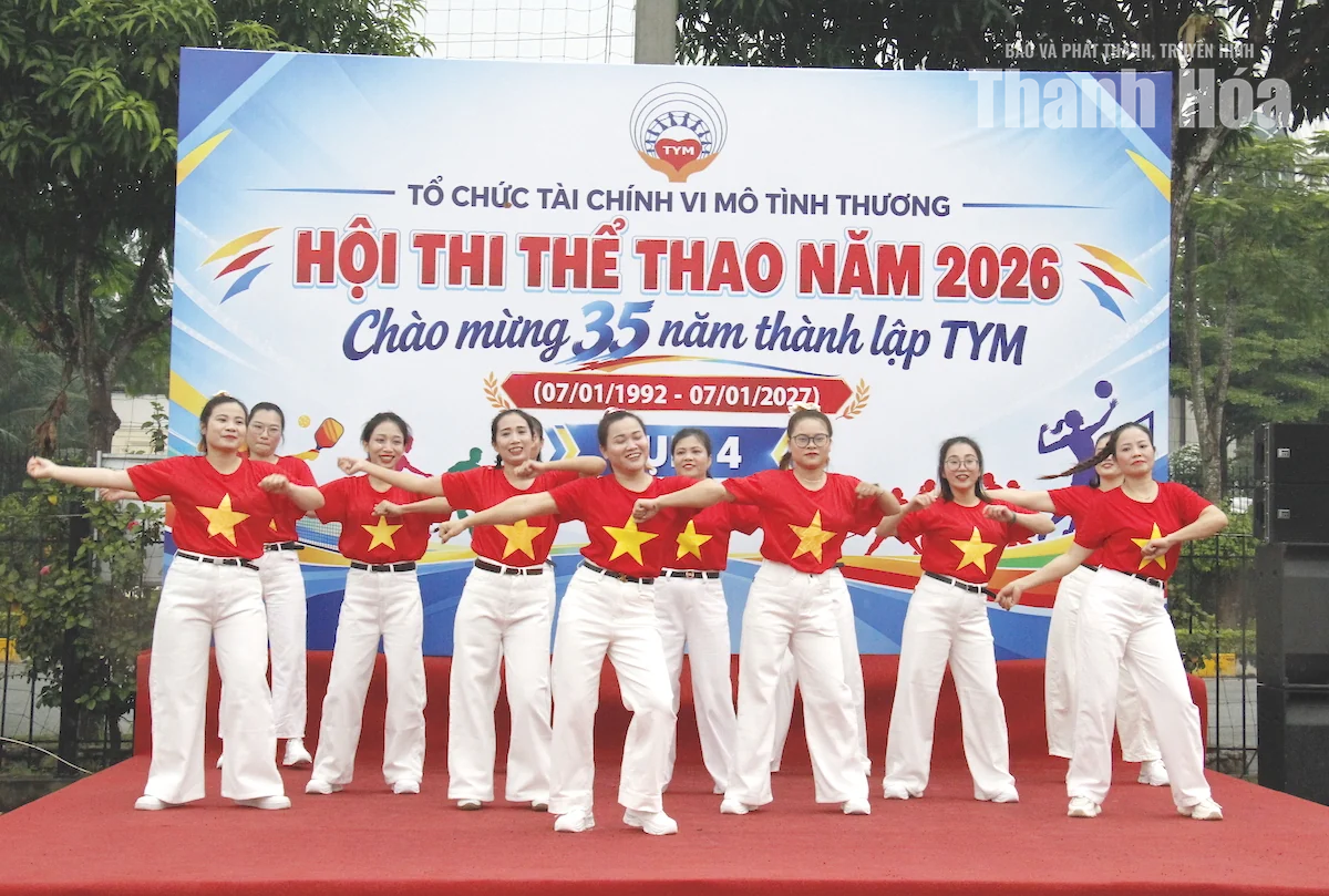 Sôi nổi Hội thi thể thao TYM Cụm 04 năm 2026