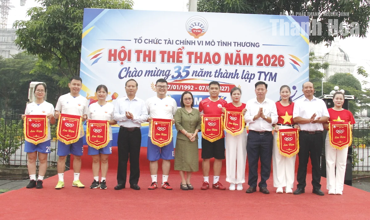 Sôi nổi Hội thi thể thao TYM Cụm 04 năm 2026