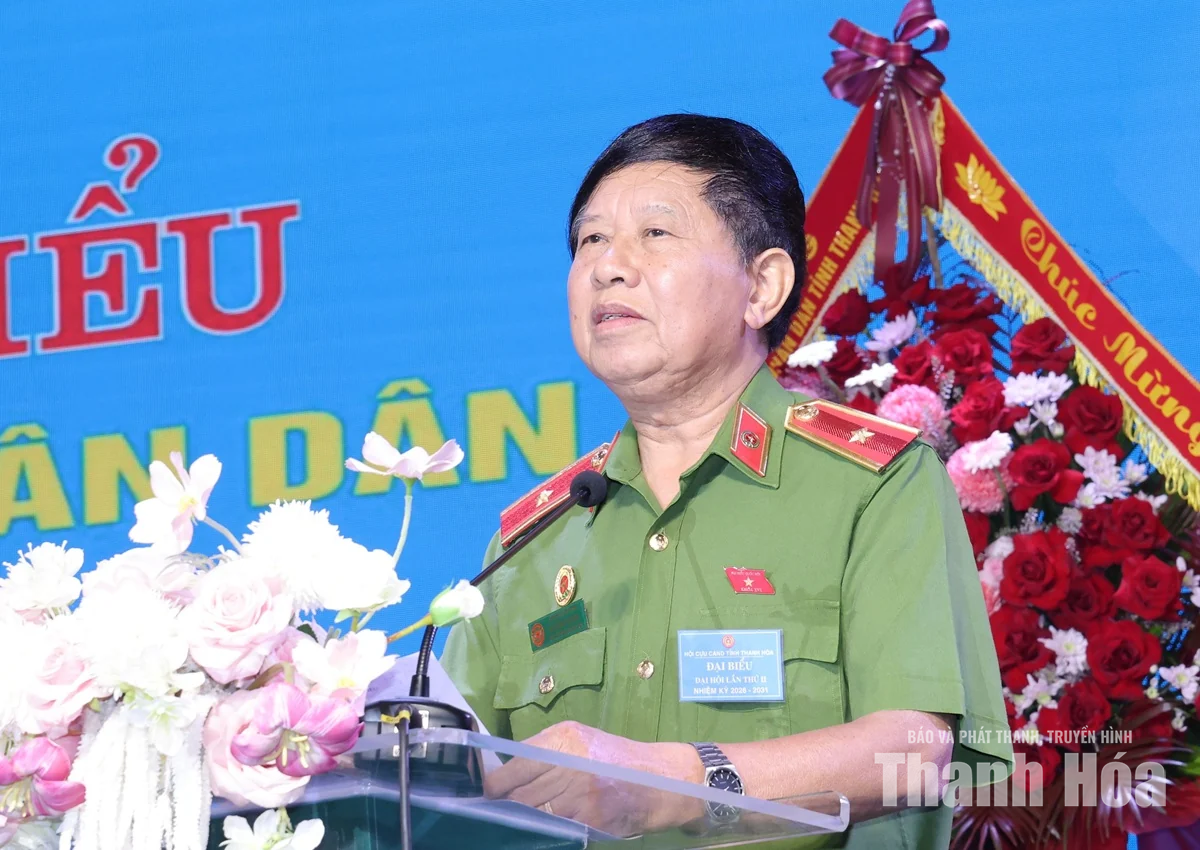 Đại hội đại biểu Hội Cựu CAND tỉnh Thanh Hóa lần thứ II