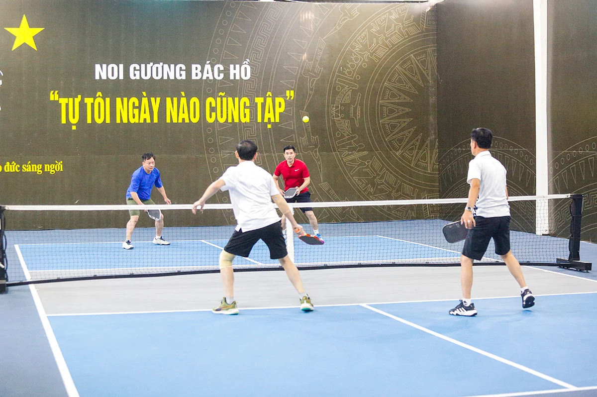 Giao lưu Pickleball chào mừng kỷ niệm 80 năm Ngày thành lập Công đoàn tỉnh Thanh Hóa