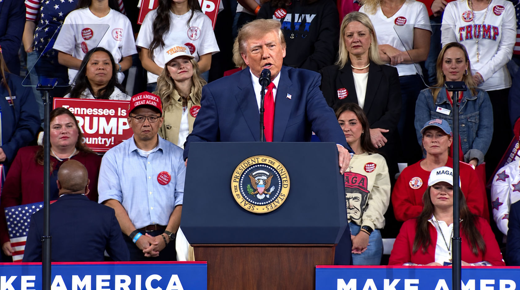 Tổng thống Donald Trump công bố chiến lược tranh cử toàn diện tại bang Tennessee