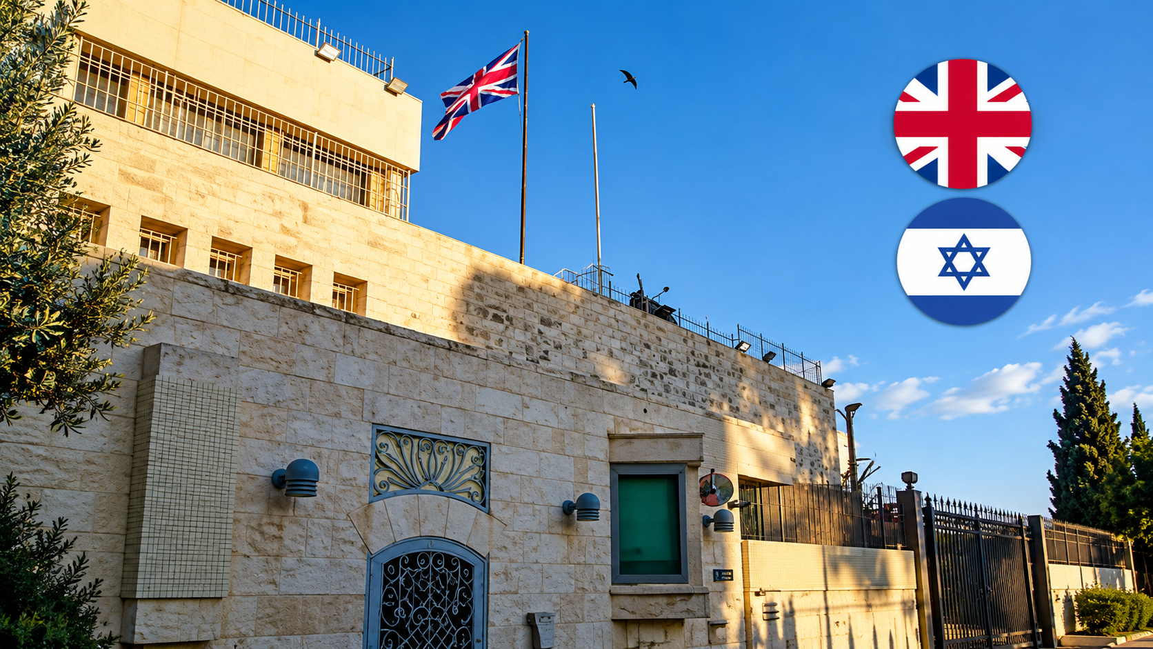 Anh không chấp nhận Israel đóng cửa lãnh sự quán tại Jerusalem
