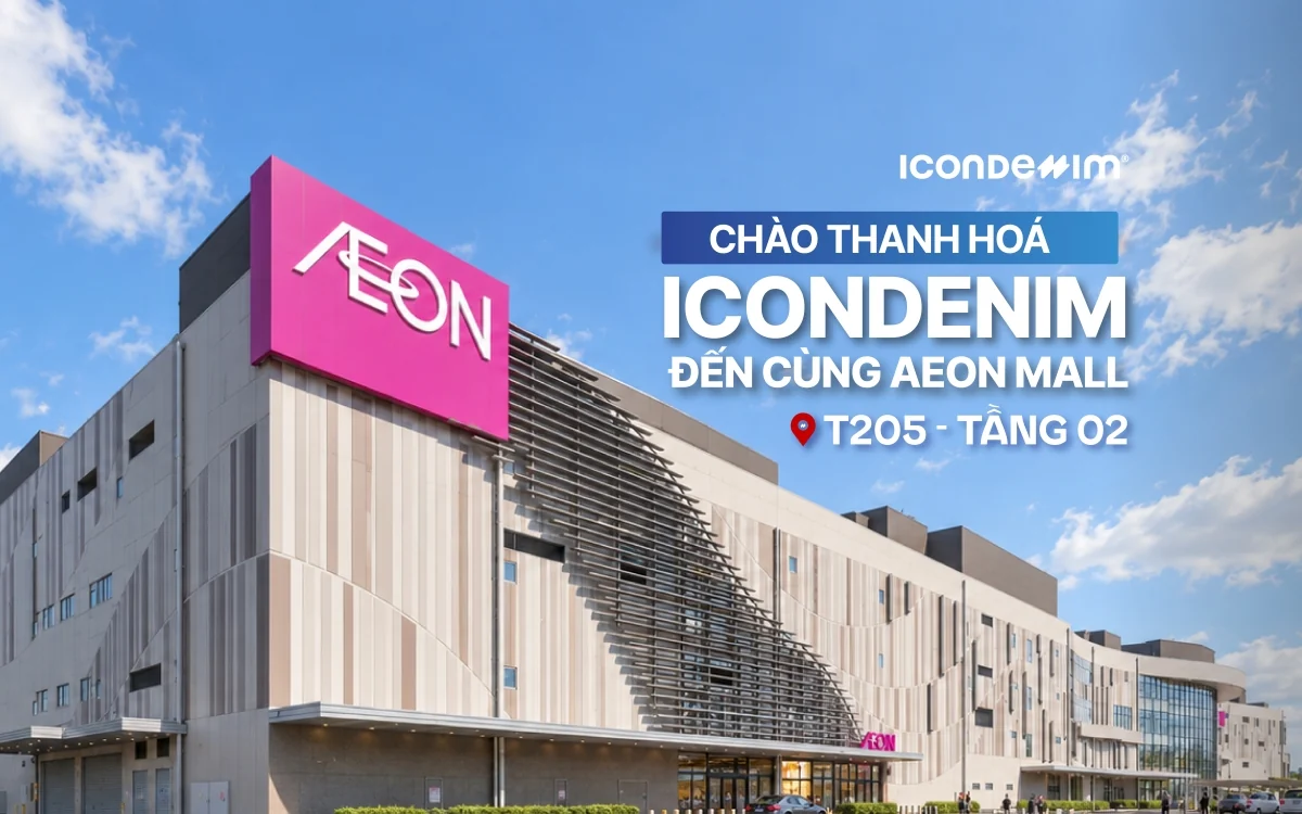 ICONDENIM đưa Mall Store thứ 3 đến AEON MALL Thanh Hóa , bước đi chiến lược đến gần khách hàng Bắc Trung bộ