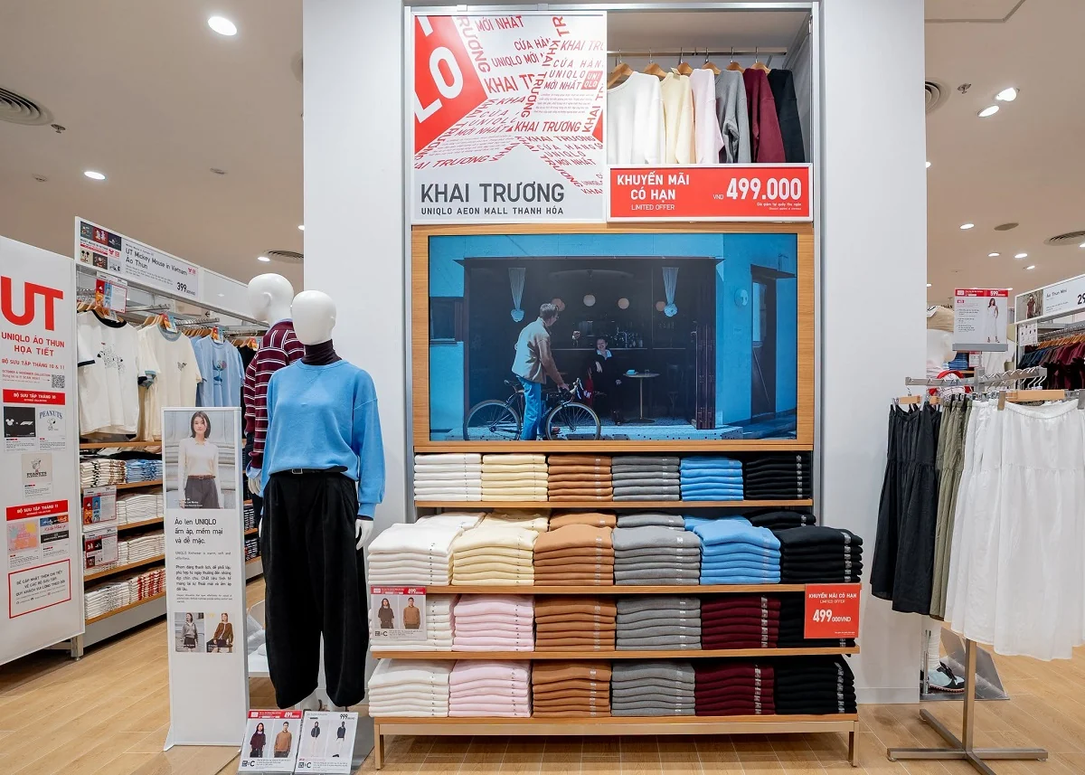 UNIQLO chính thức khai trương cửa hàng đầu tiên tại Thanh Hóa