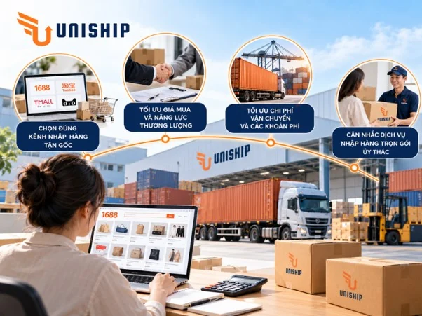 Cách nhập hàng Trung Quốc giá rẻ, tối ưu vốn trong kinh doanh