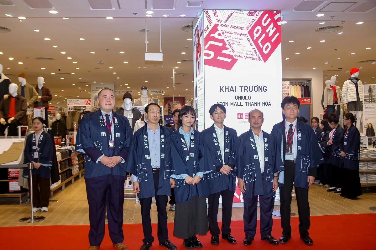 UNIQLO chính thức khai trương cửa hàng đầu tiên tại Thanh Hóa