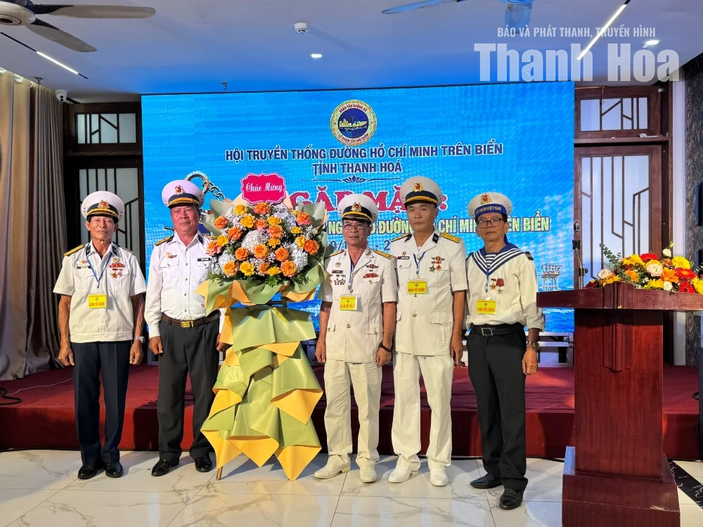 Hội Truyền thống đường Hồ Chí Minh trên biển tỉnh Thanh Hóa gặp mặt kỷ niệm ngày mở đường