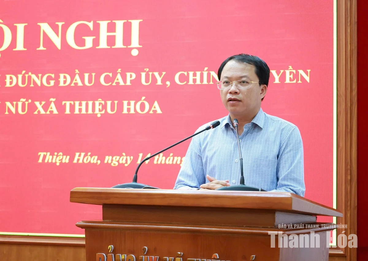 Xã Thiệu Hóa đối thoại với cán bộ, hội viên phụ nữ