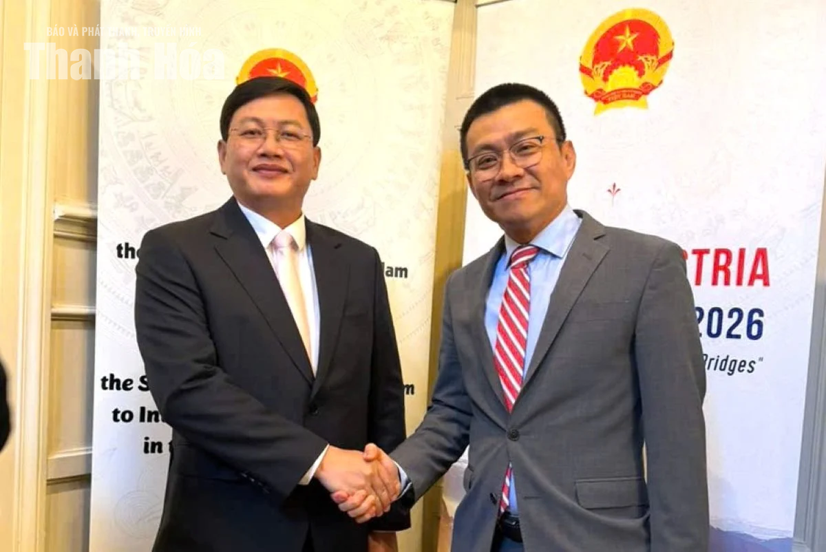 Thanh Hóa thúc đẩy hợp tác về đầu tư, du lịch và khoa học, công nghệ tại Cộng hòa Áo