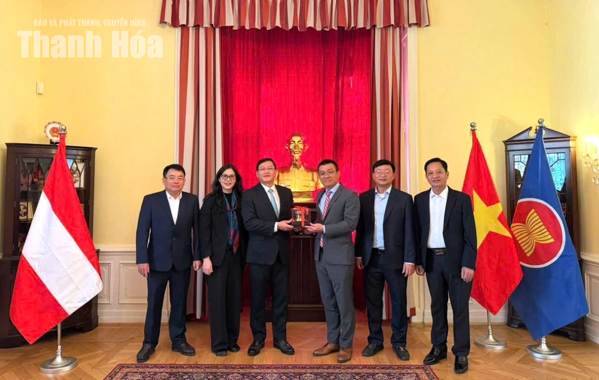 Thanh Hóa thúc đẩy hợp tác về đầu tư, du lịch và khoa học, công nghệ tại Cộng hòa Áo
