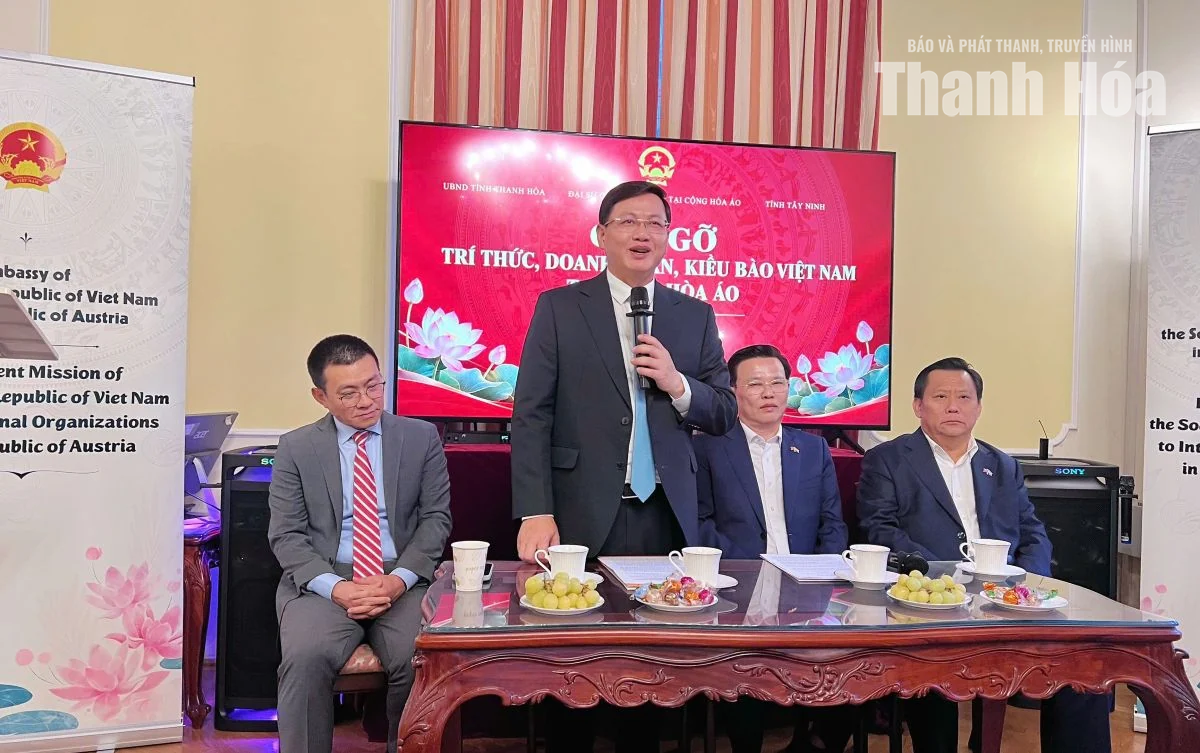Thanh Hóa thúc đẩy hợp tác về đầu tư, du lịch và khoa học, công nghệ tại Cộng hòa Áo
