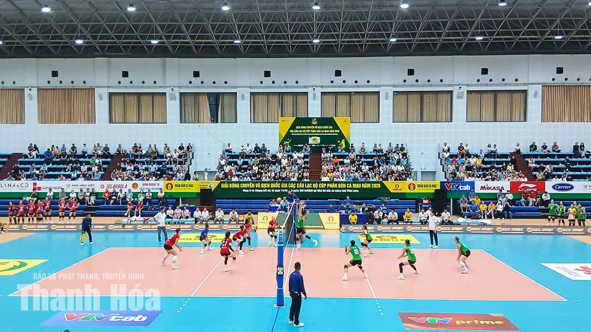 XMLS Thanh Hóa không thể tạo bất ngờ trước VTV Bình Điền Long An