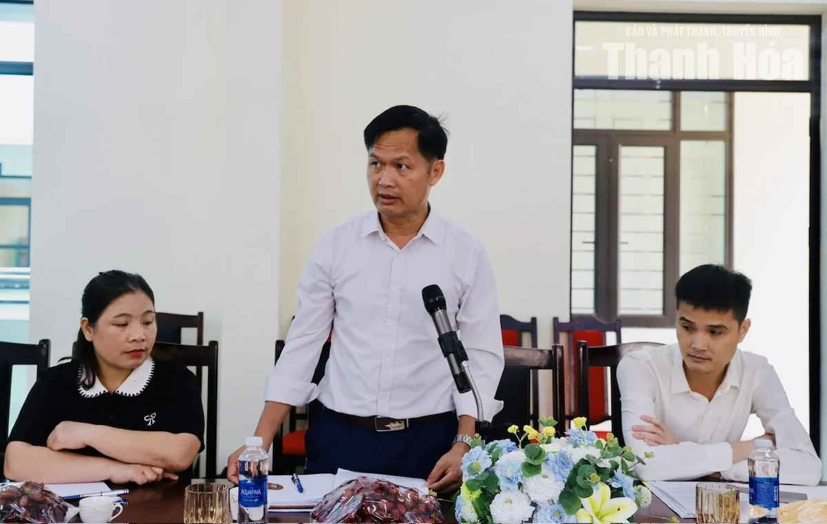 Đoàn công tác liên ngành Y tế, Giáo dục làm việc tại Trường Phổ thông nội trú Tiểu học và THCS Tam Lư