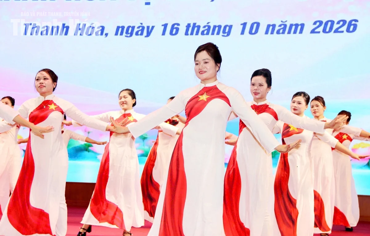 Sôi nổi hội thi dân vũ “Phụ nữ Thanh Hóa tự tin, khỏe, đẹp”